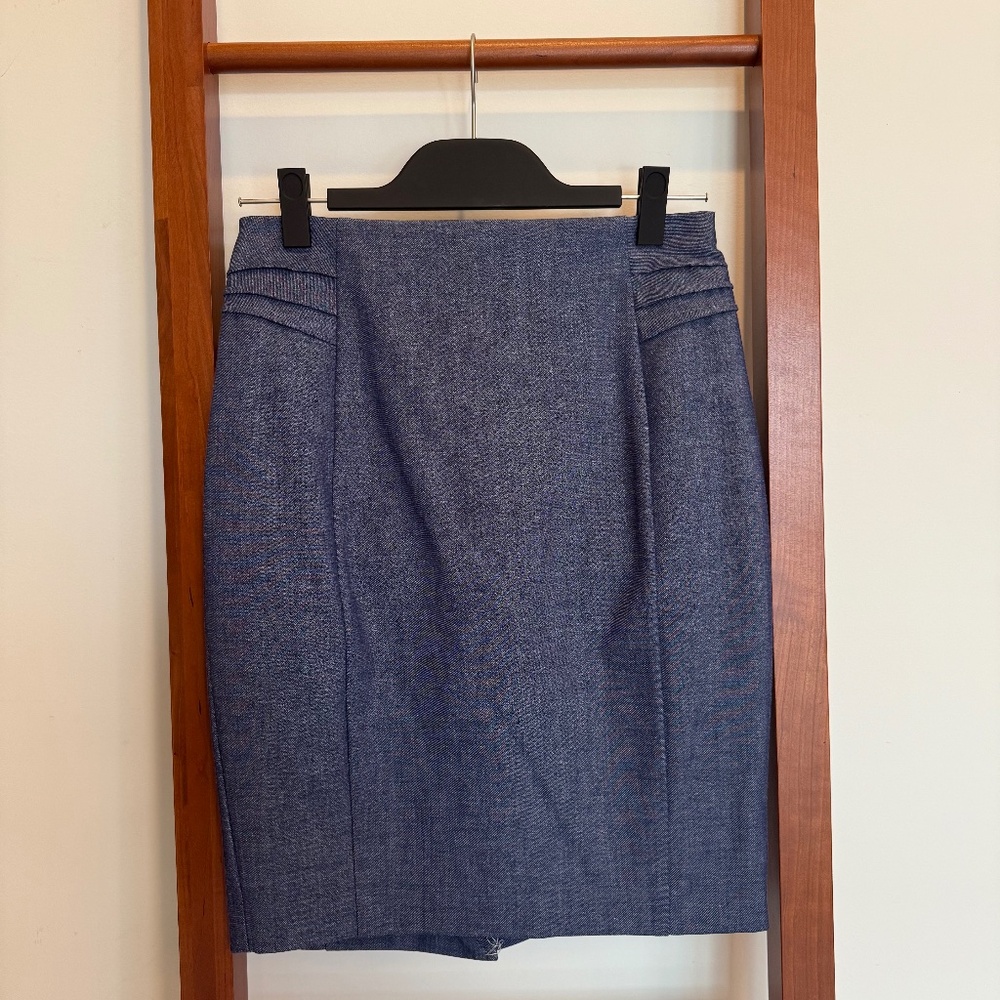 Express Pencil Skirt – Blue – Size 4